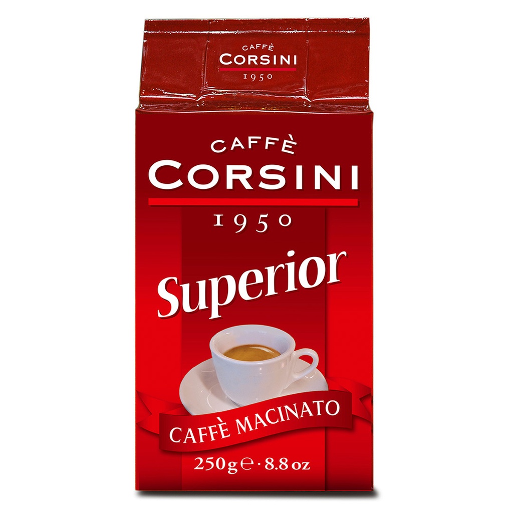 Café molido superior pqt 250 gr CORSINI