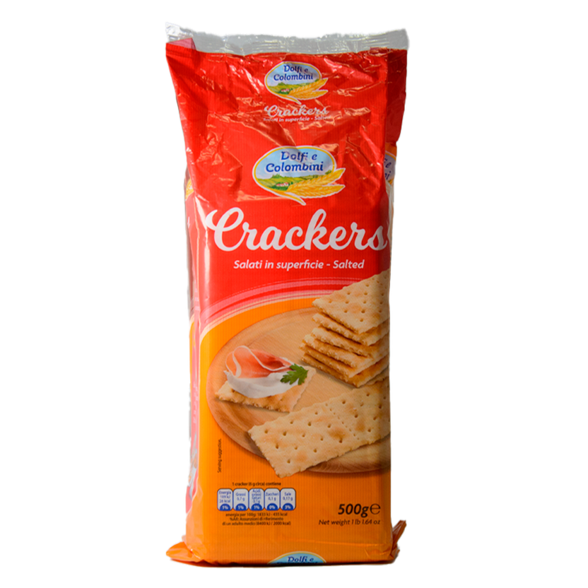 Galletas de Soda pqte 500 gr Dolfi e Colombin