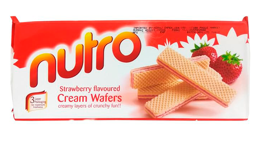 Wafers Sorbeto de Fresa Nutro (75g)