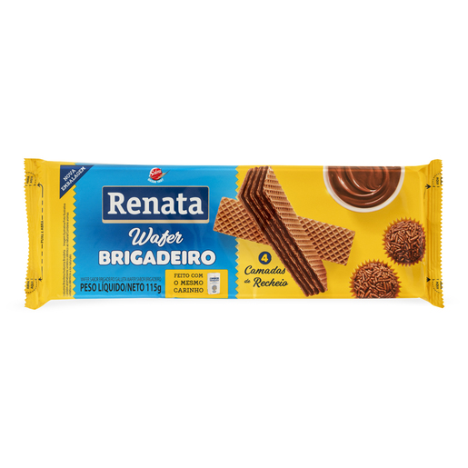 Wafer Sorbeto Renata Brigadeiro 115g