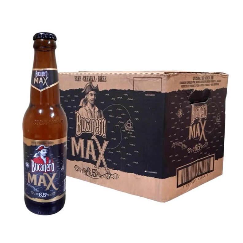 Caja de Cerveza Bucanero Max (24u x 330ml)