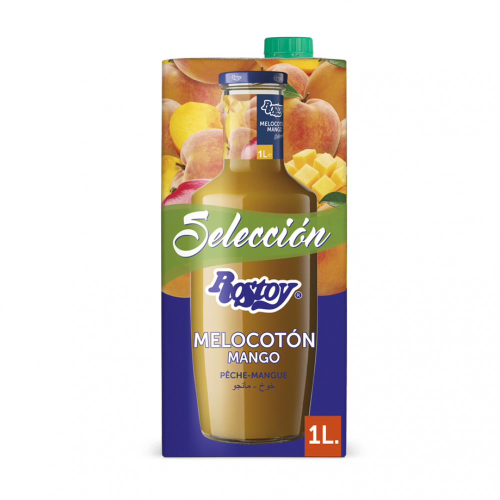Jugo de Melocotón-Mango Selección (1 L) Rostoy