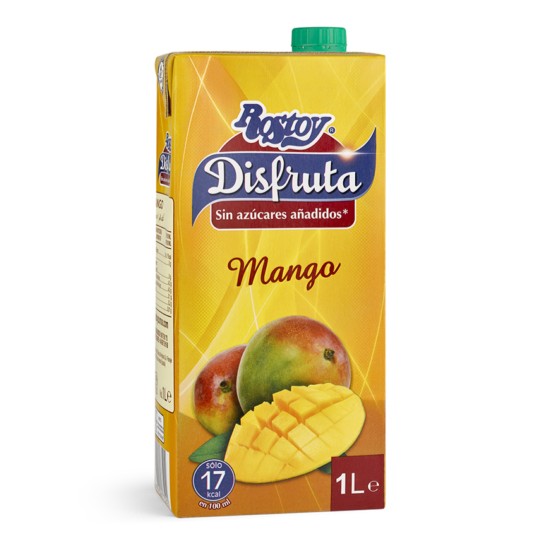Jugo de Mango Disfruta (1 L) Rostoy -sin azúcares añadidos-