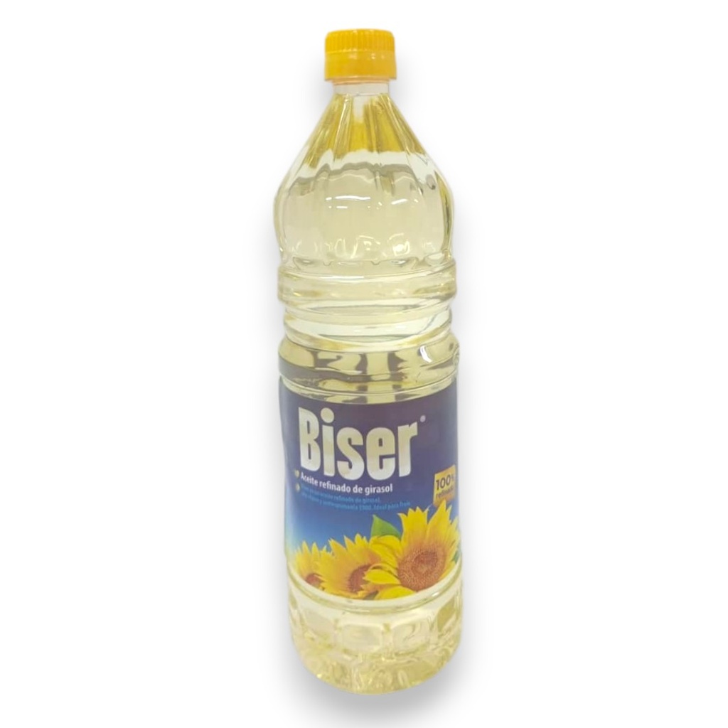 Aceite Vegetal de Girasol 1 Lt BISER