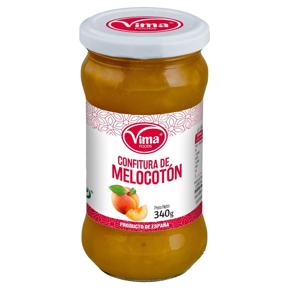 Mermelada Confitura de Melocotón 340gr VIMA