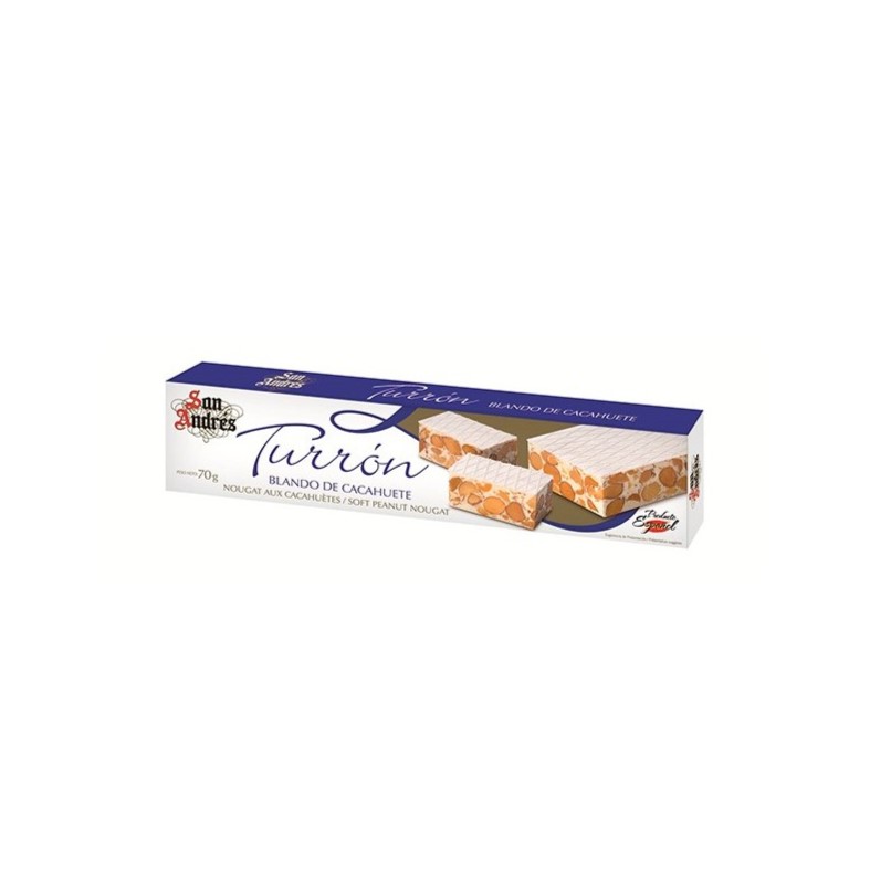 Turrón Blando (Nougat) 70 Gr San Andres