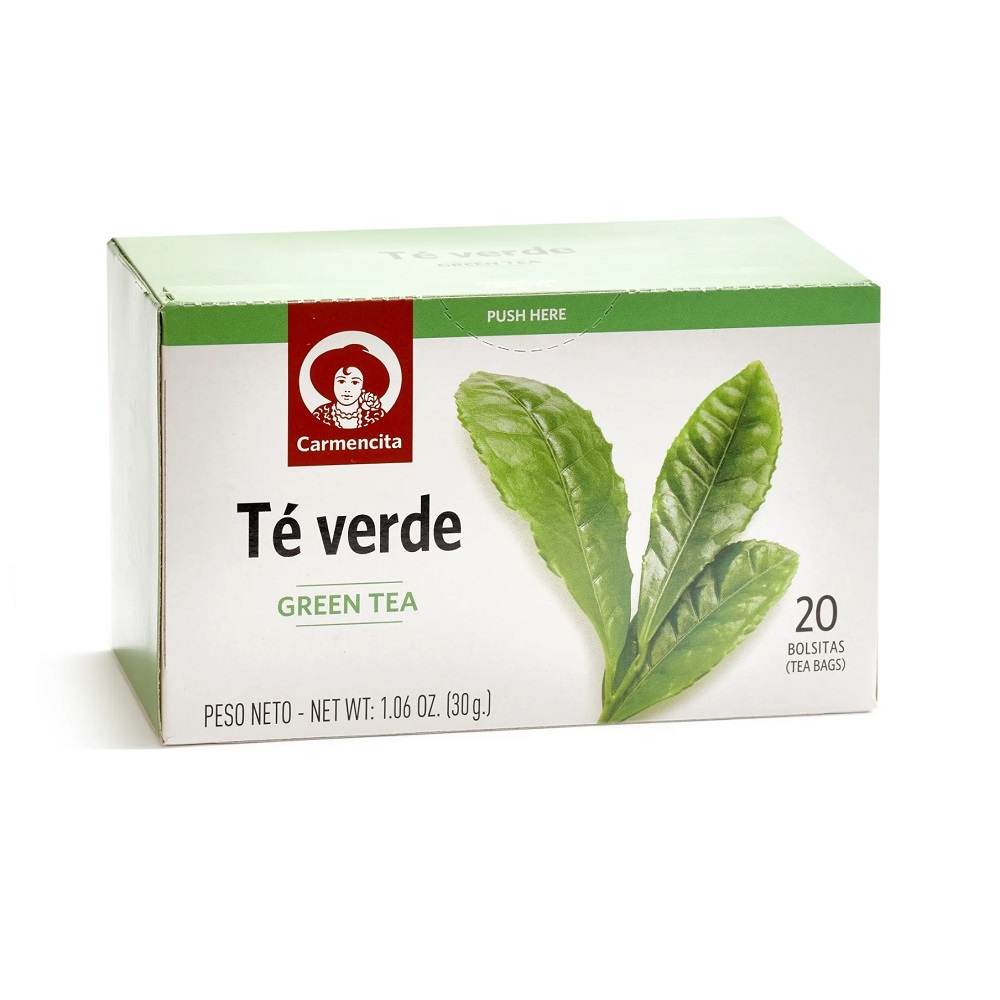Infusiones Té Verde 30g Estuche 20 Bolsitas Carmencita