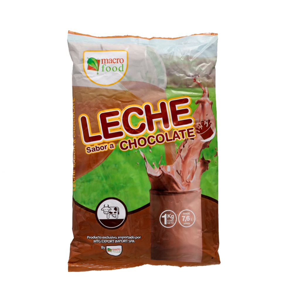 Leche en Polvo con Chocolate (1 Kg / 2.2 lb) Macrofood