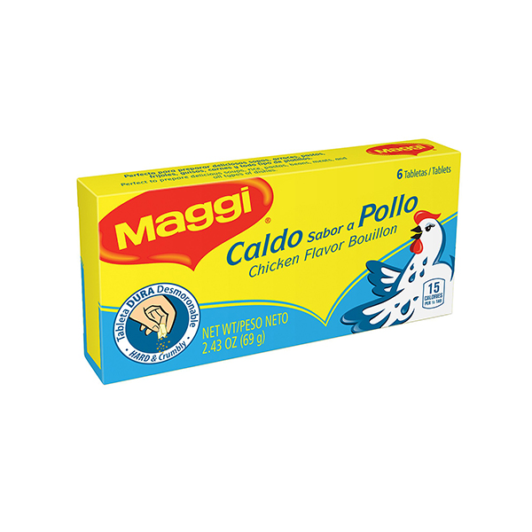 Caldo de Pollo Maggi 6 tabletas 2.43oz
