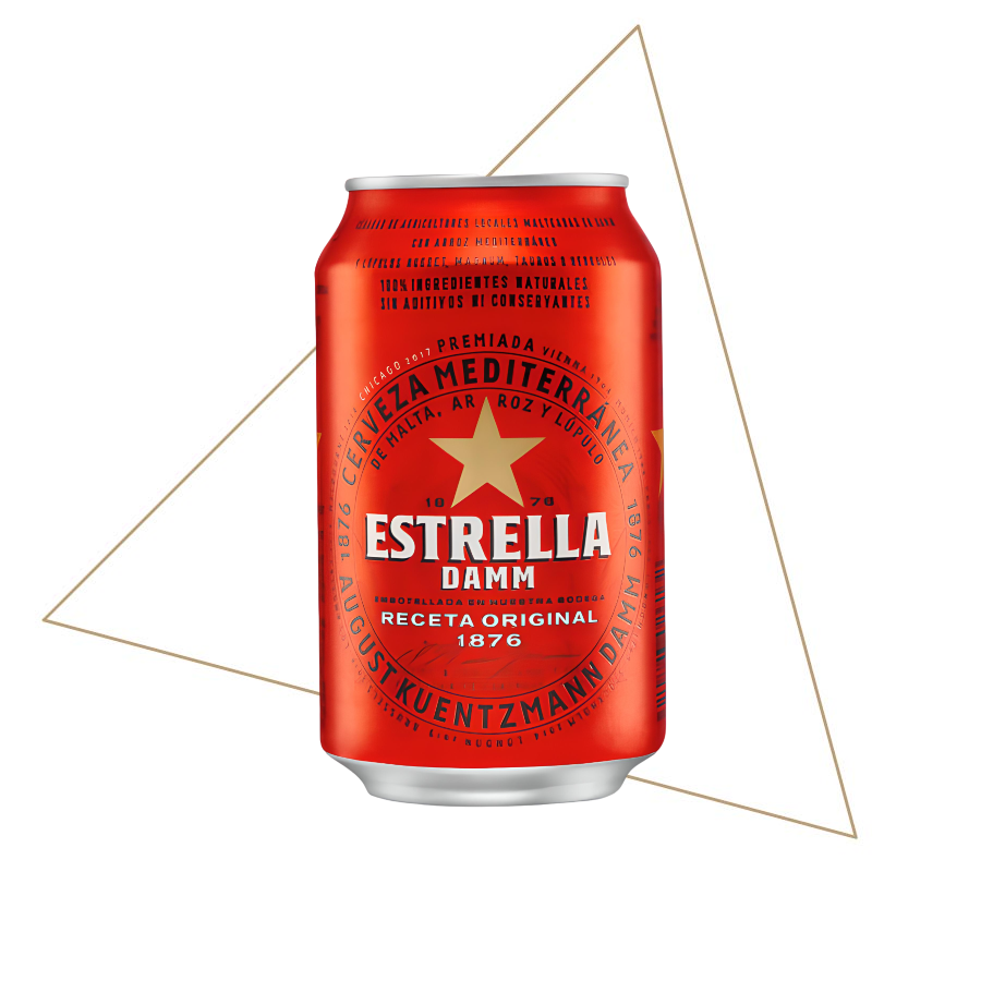 Cerveza Estrella Dam (caja de 24 ud) 5.4% Alcohol