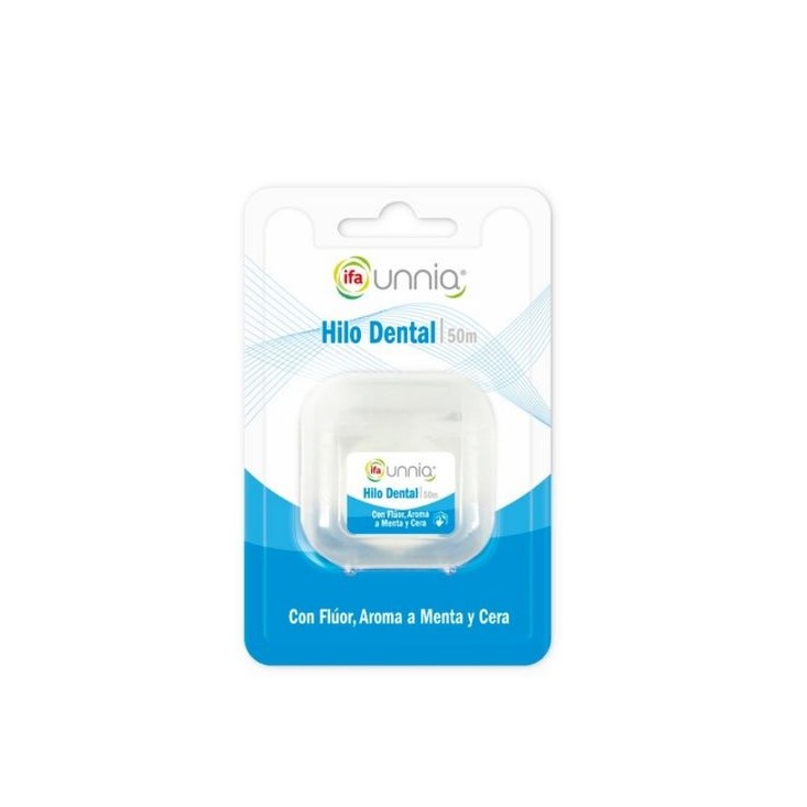 Hilo dental Fluor Menta y Cera 50 m