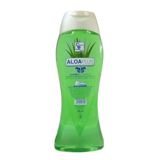 Champú con Extracto de Aloe Vera (500 ml)