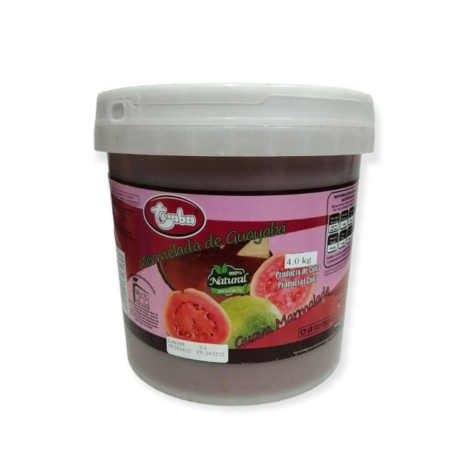Mermelada de Guayaba TUABA en Cubeta 4kg