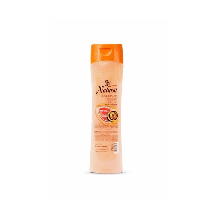 S&amp;C Natural Acondicionador con Hibiscos y concentrado de Frutas (400 ml)