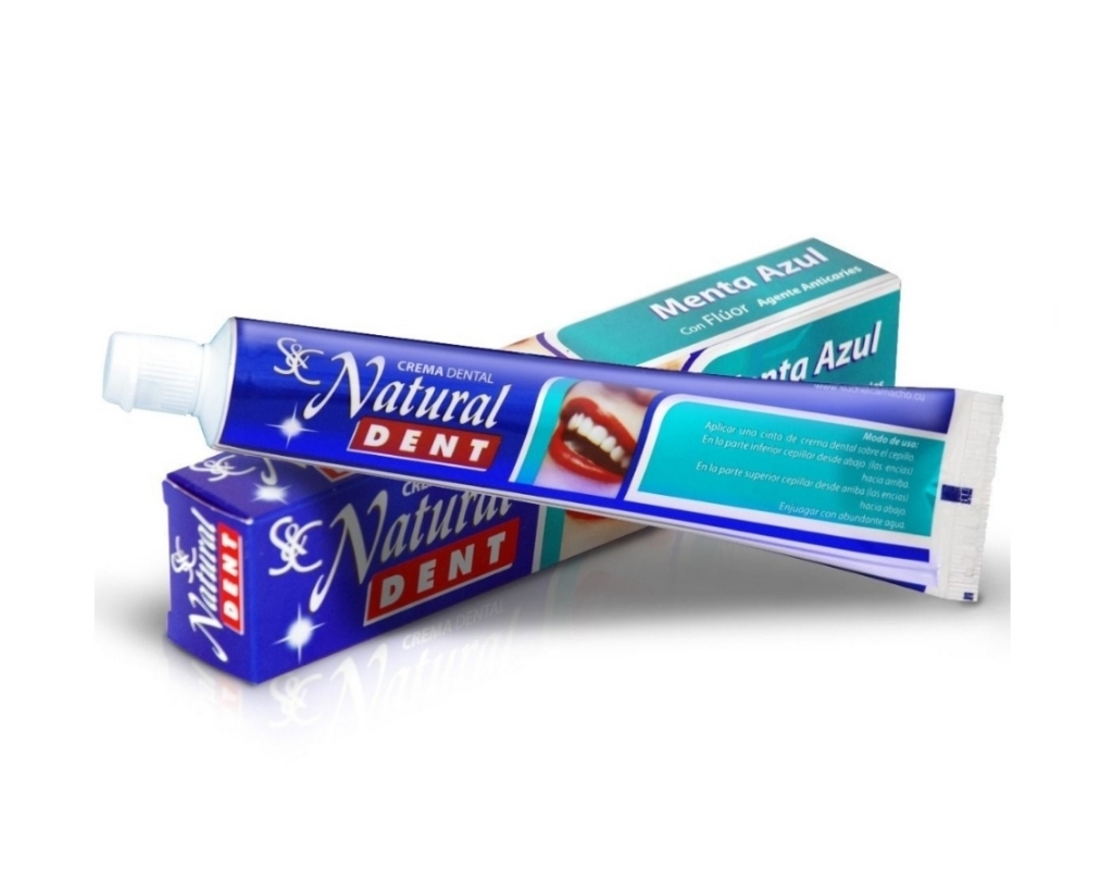 Pasta Dental S&amp;C Natural Dent Azul 100 g