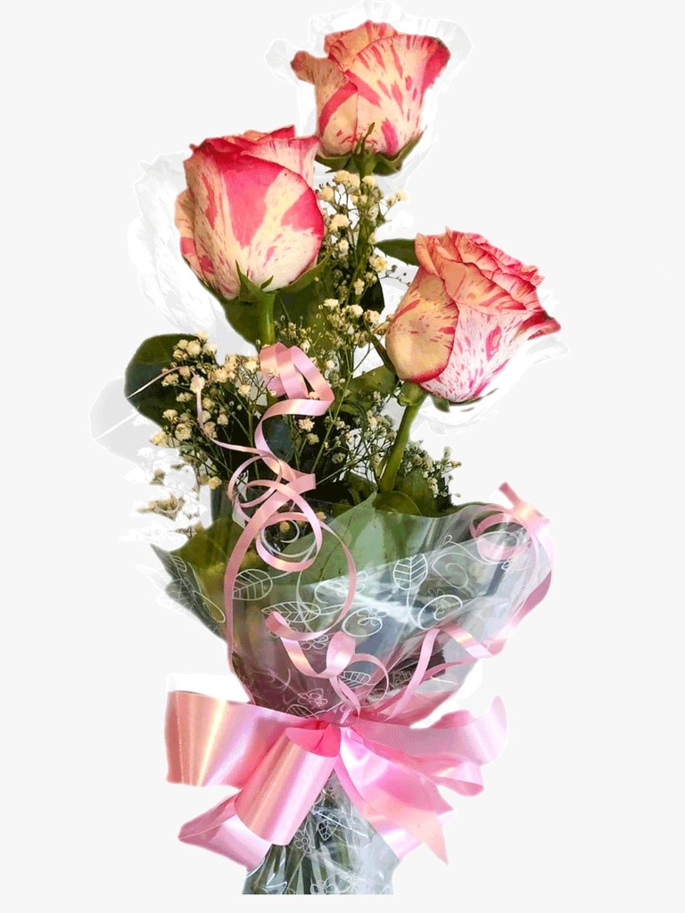 Ramos de 3 rosas