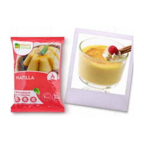 Natilla de Vainilla/Coco Rallado 1kg (Rinde 5 litros)