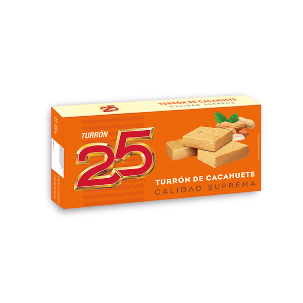 Turrón Blando 25 Cacahuete Suprema 200 G