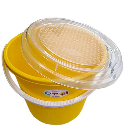 Cubo de 9 Lt con tapa