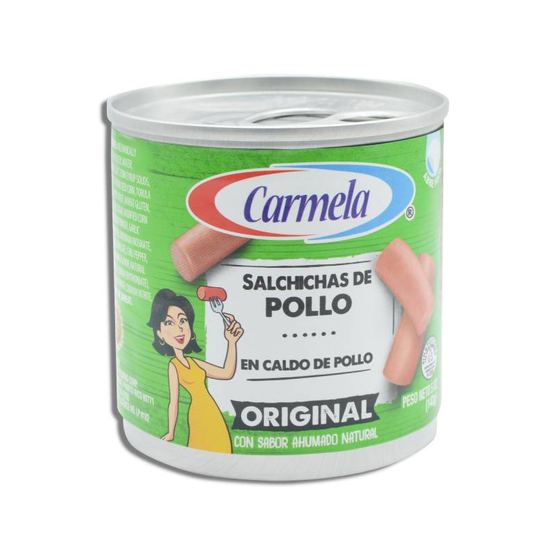 Salchichas de pollo en conserva 30 g