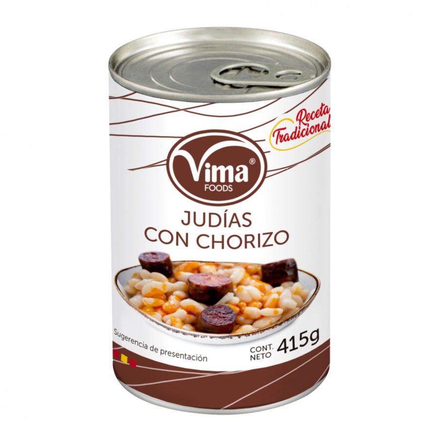 Judías Con Chorizo VIMA 415 Gr
