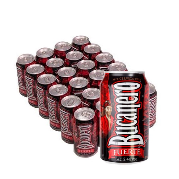 Caja de Cerveza Bucanero (24u x 355ml)