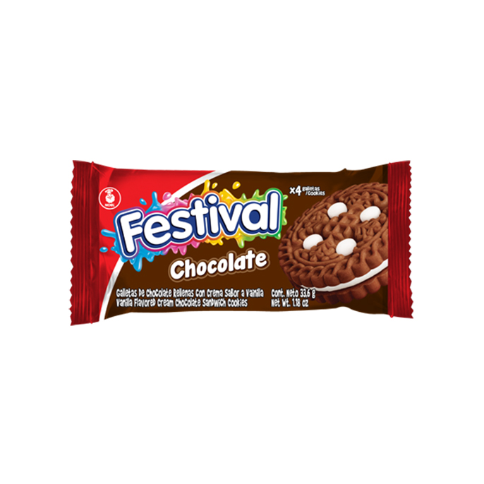 Galletas Festival Chocolate (12 PAQS)
