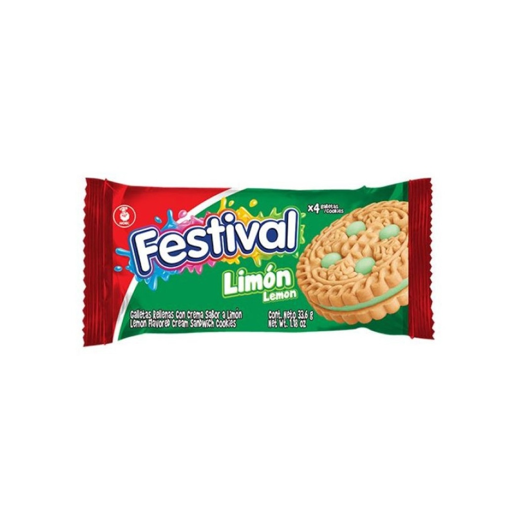 Galletas Festival Limón (12 PAQS)