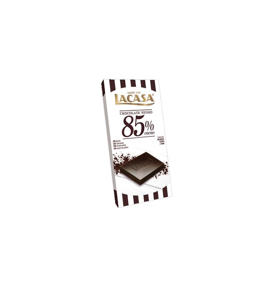 Chocolate Negro Lacasa 85% Cacao (100 g)