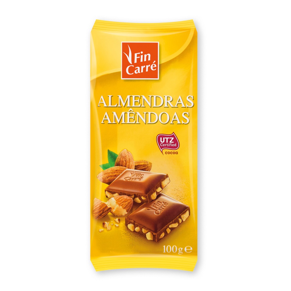 Chocolate con Almendras FinCarré (100 g)