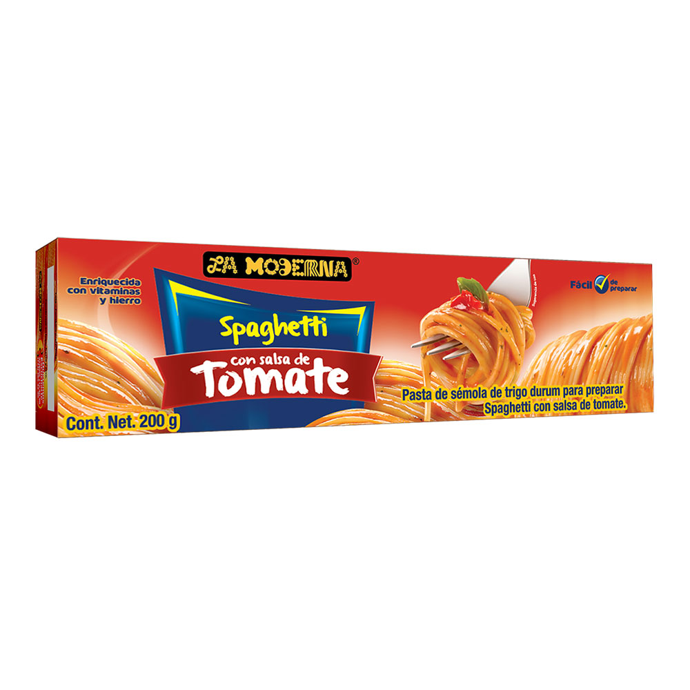 Spaghetti con Tomate La Moderna 200 g
