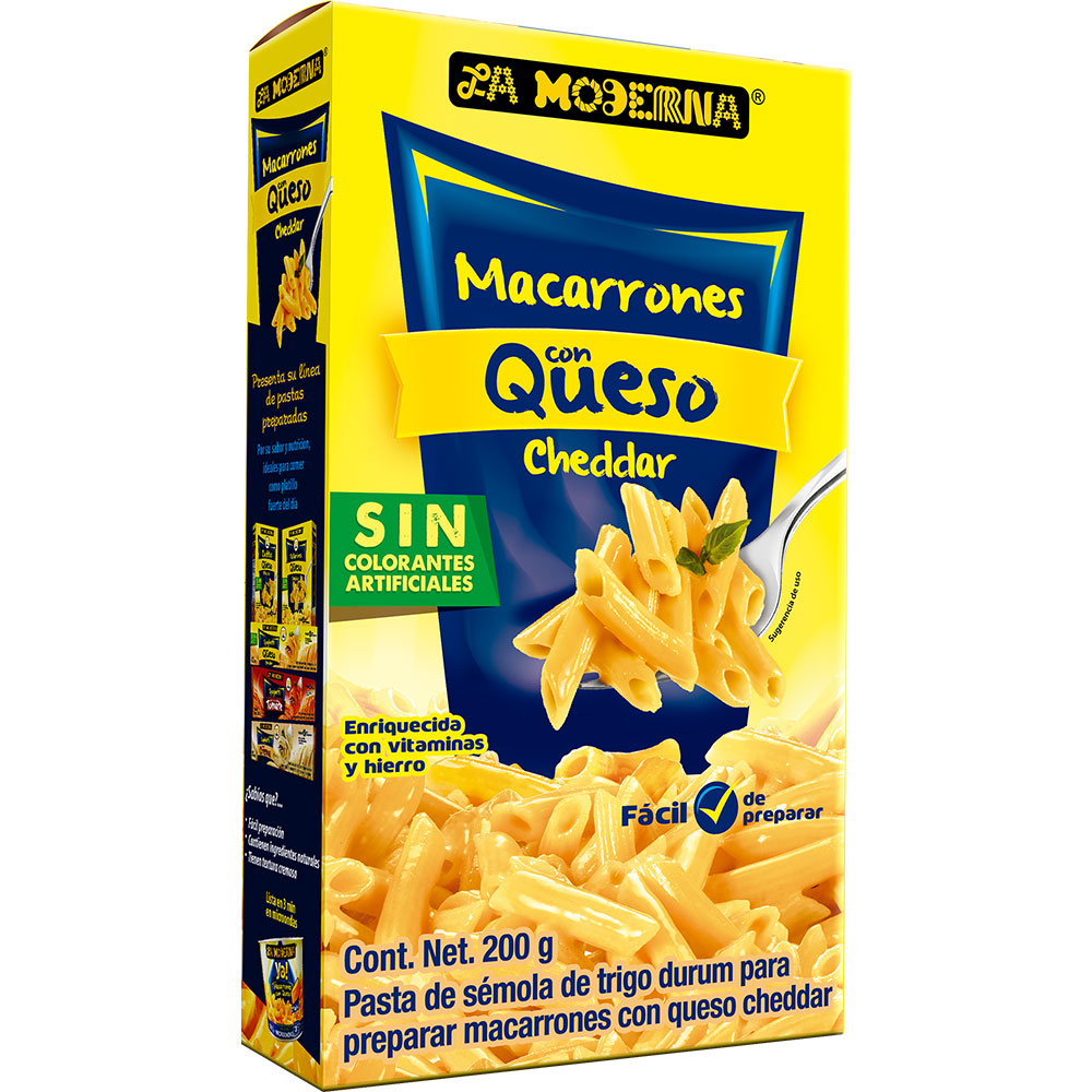 Macarrones con Queso La Moderna 200 g