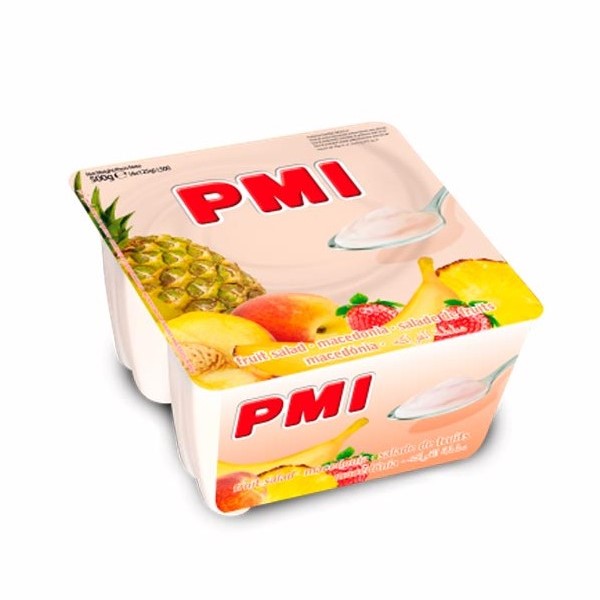 Yogurt PMI Macedonia Pascual (4ud x 120g)