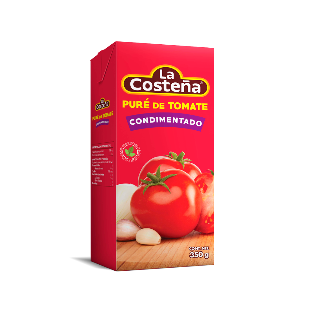 Puré de tomate condimentado 350 g La Costeña