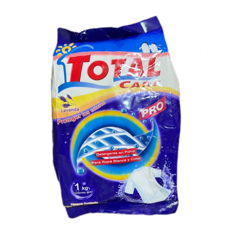 Detergente en polvo Total Care PRO 1 Kg