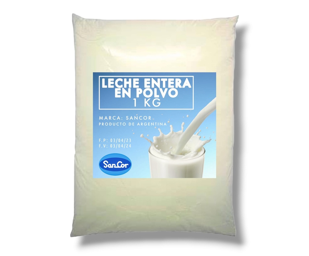 Leche en Polvo Entera (1 Kg / 2.2 Lb)