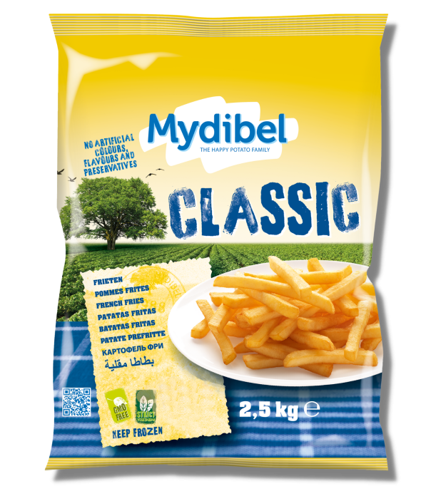 Papas Pre Fritas Corte Recto 2.5 kg