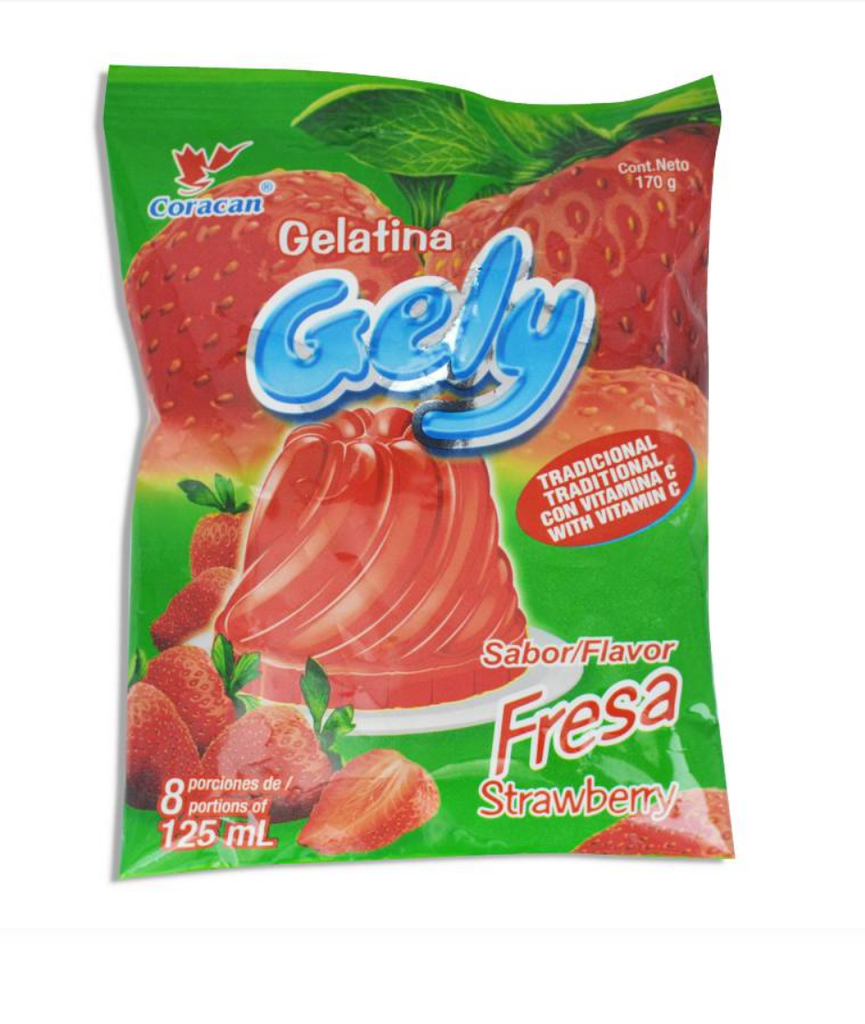 Gelatina de fresa (170g)
