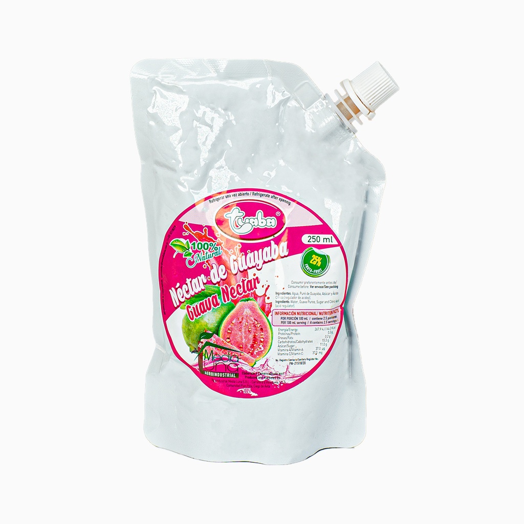 Néctar de Guayaba TUABA en Doy Pack 250ml