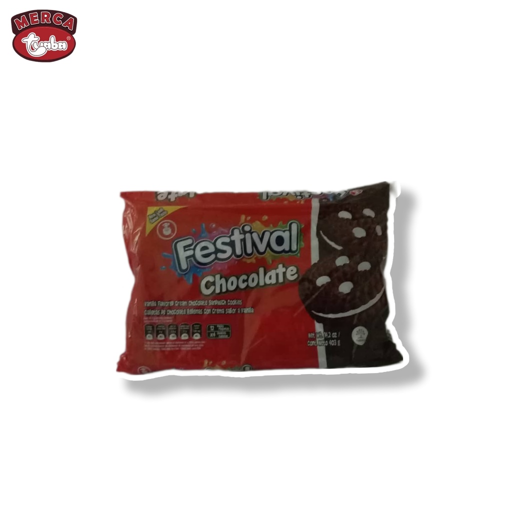 Galleta Rellena con Crema de Chocolate (1pack de 12 ud)