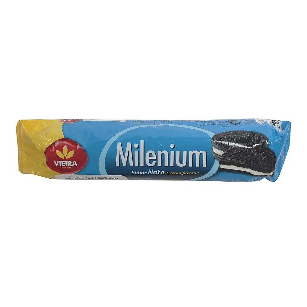 Galletas Biscuits Milenium sabor Cream Nata 163 g
