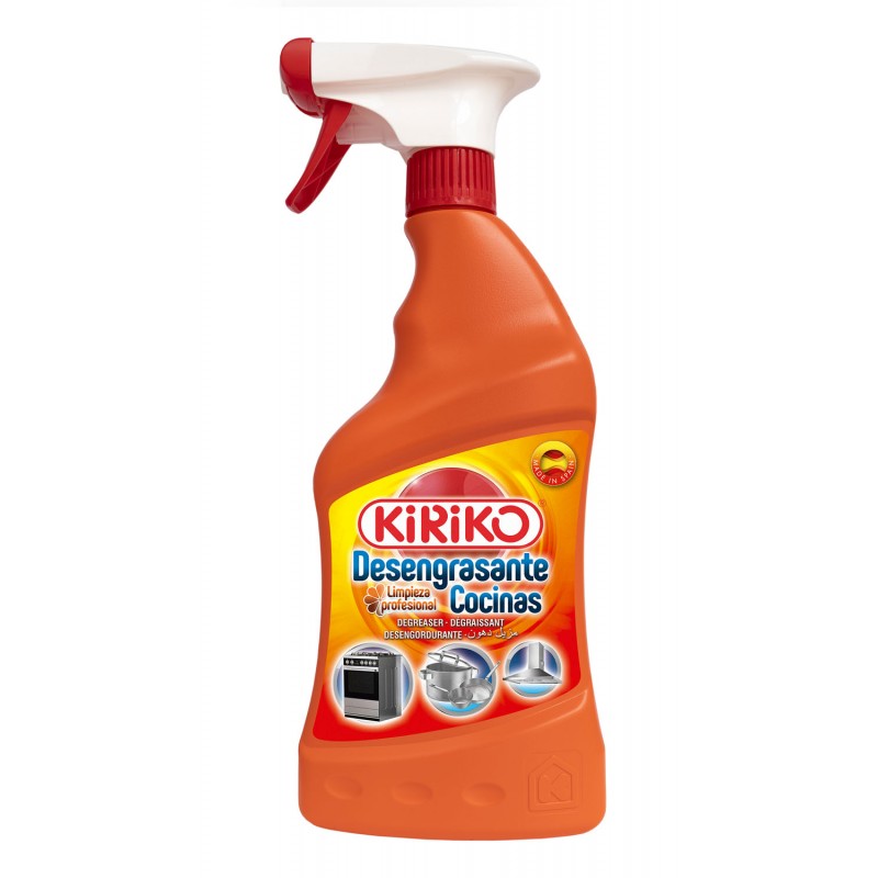 Desengrasante de cocinas con pulverizador 750 ml Kiriko