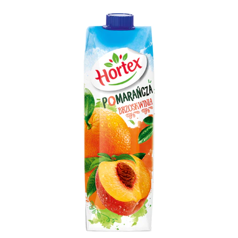 Jugo Nectar de Naranja-Durazno 1L Hortex