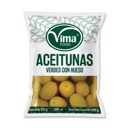 Bolsita Aceitunas con hueso 170 Gr VIMA