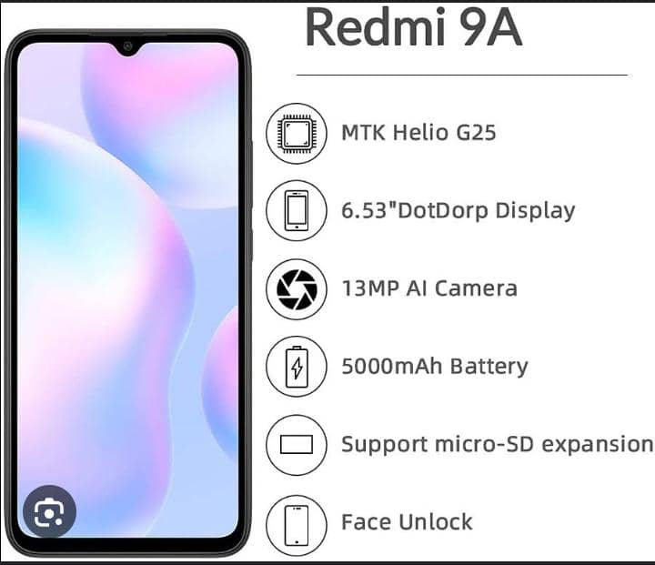 Teléfono Xiaomi Redmi 9A 4/64 Gb