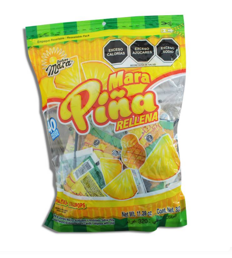 Caramelo Mara Piña (Pack 40 unidades)