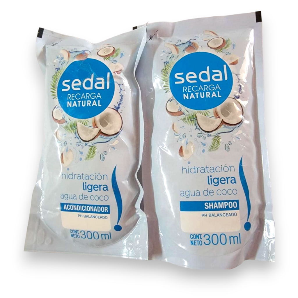 Juego de shampoo y acondicionador 600ml