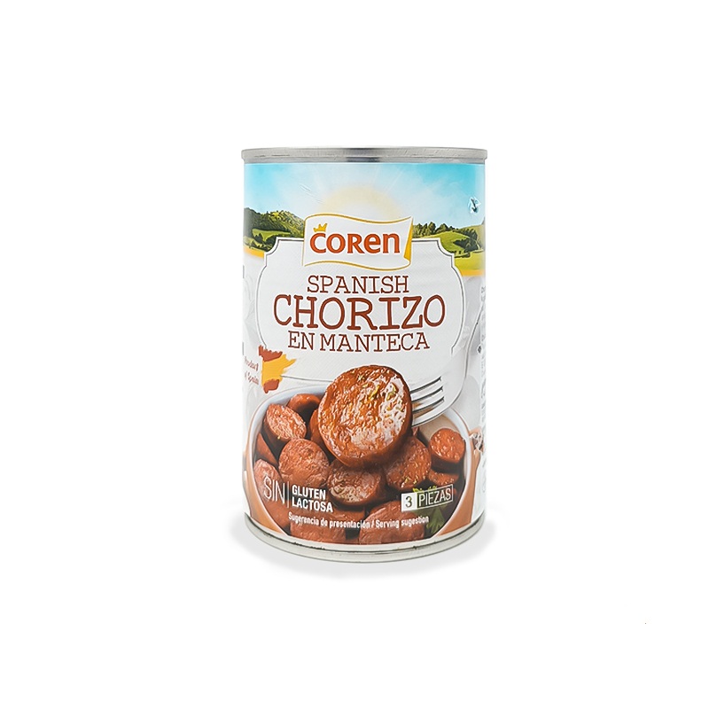Chorizo en manteca COREN/LOURIÑO 400g