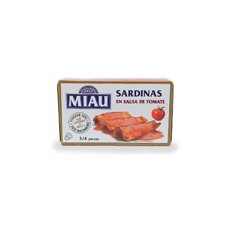 Sardina en tomate MIAU 120g