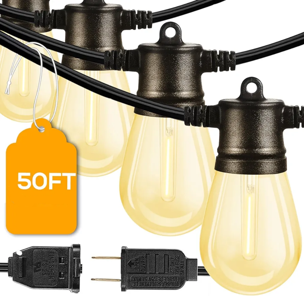 Luces Vintage para Exteriores 50ft